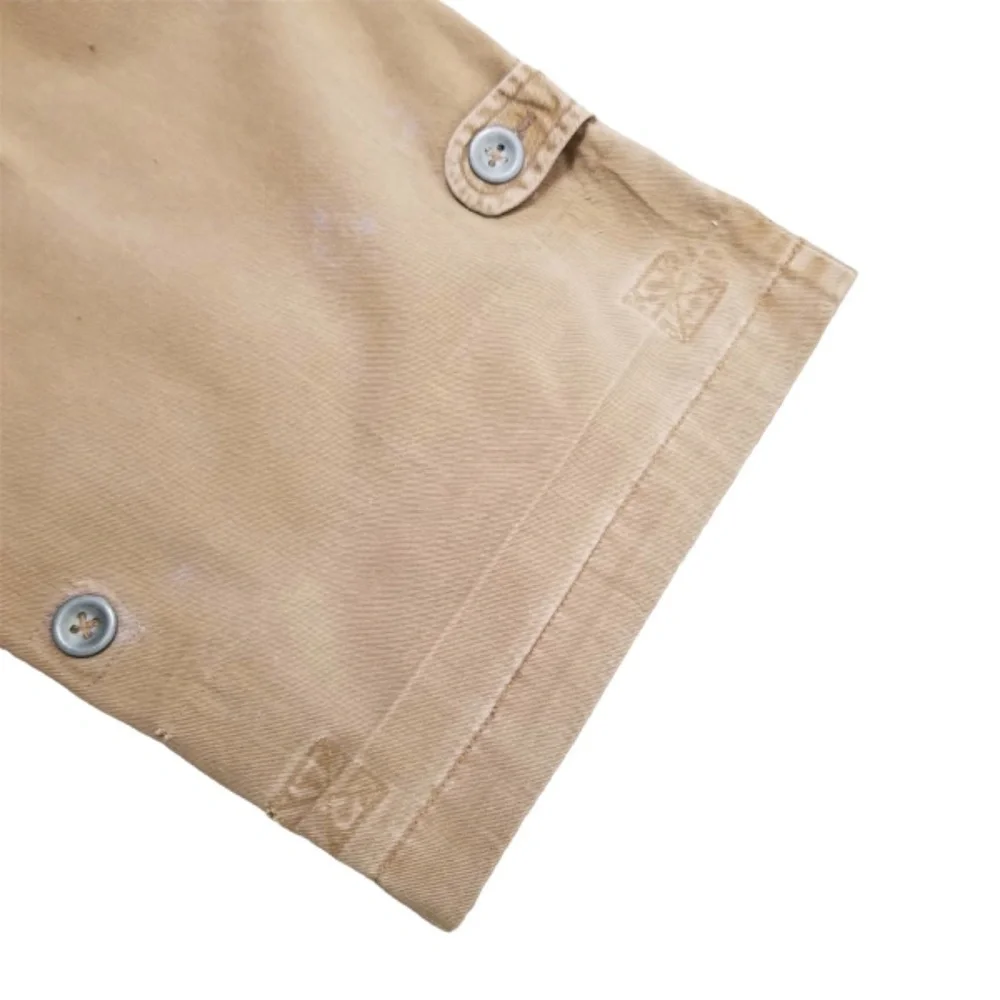 Vintage Polo Ralph Lauren Military Baggy Cargo Pants Beige Khaki Men’s 36x30